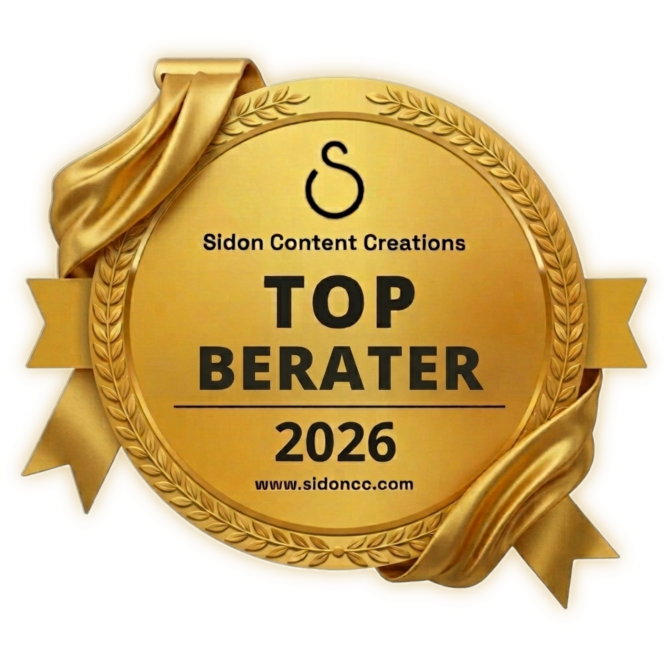 Sidon Content Creations Top Berater 2026 Siegel